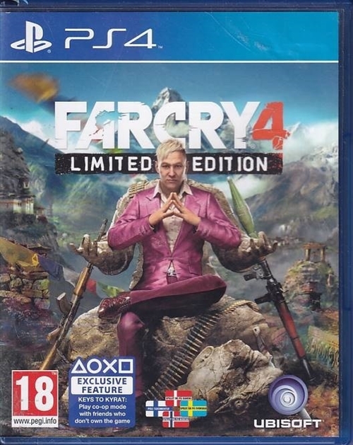 Far Cry 4 Limited Edition - PS4 Spil (B Grade) (Used) (eng)